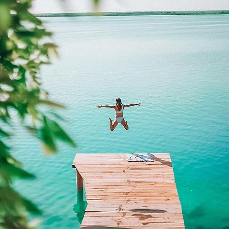 Hotel Awazul Bacalar Ngoại thất bức ảnh