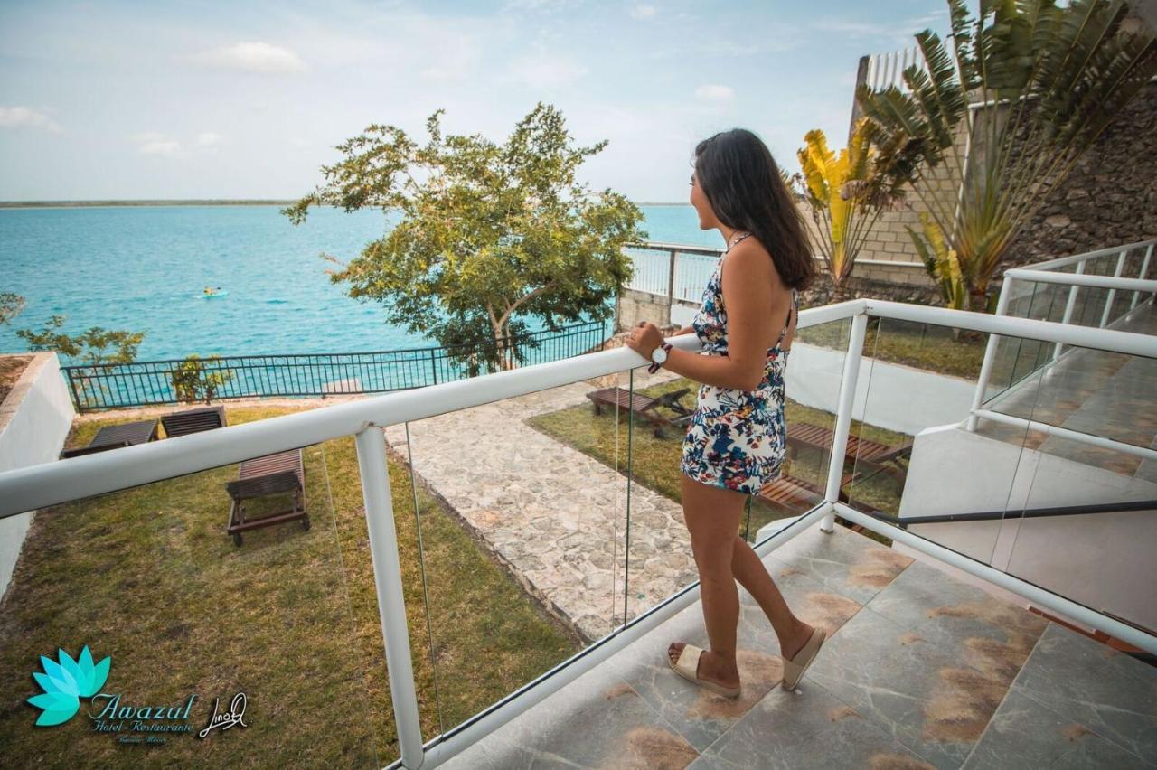 Hotel Awazul Bacalar Ngoại thất bức ảnh