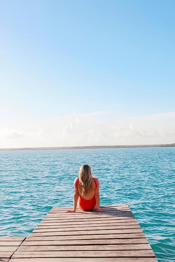 Hotel Awazul Bacalar Ngoại thất bức ảnh