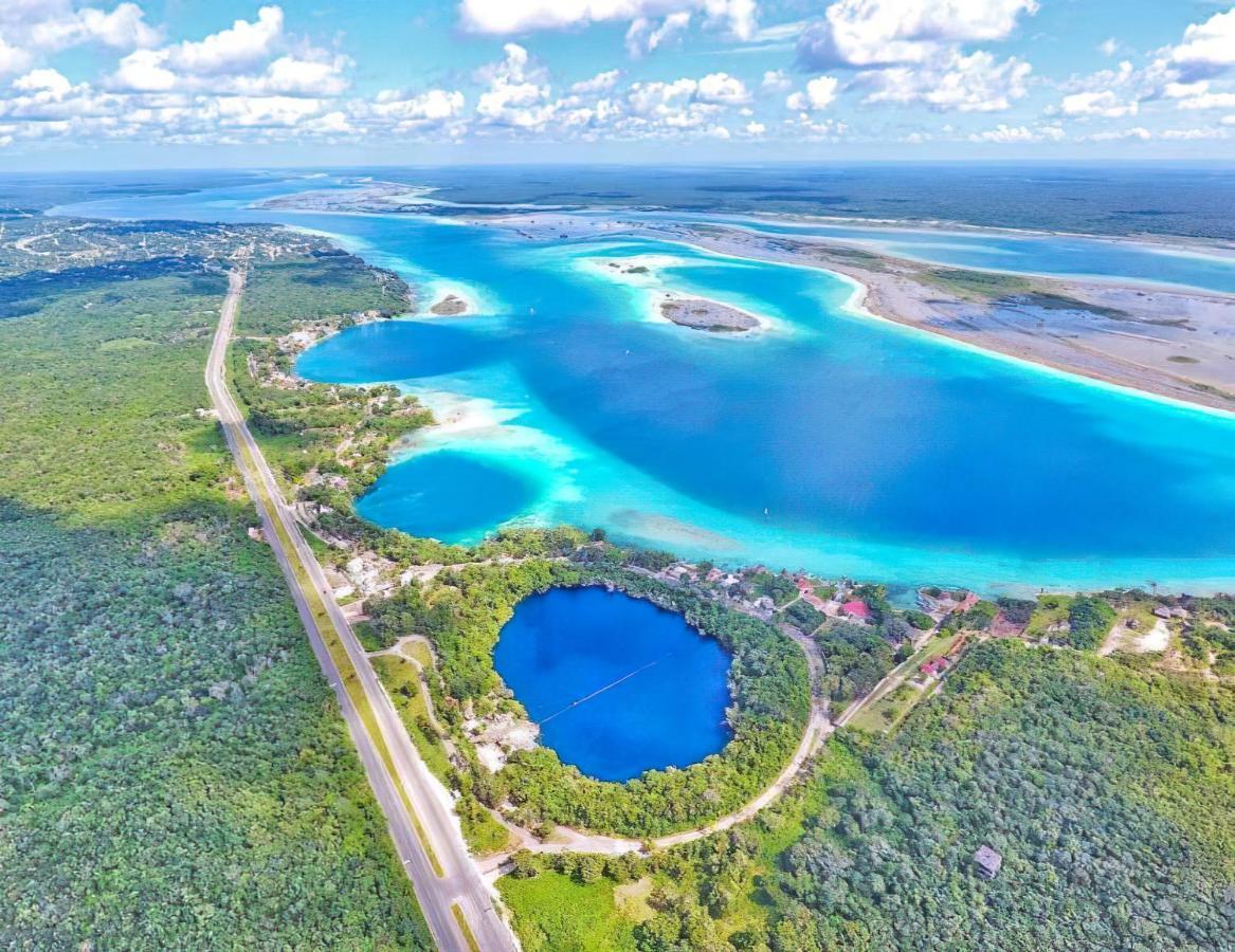 Hotel Awazul Bacalar Ngoại thất bức ảnh