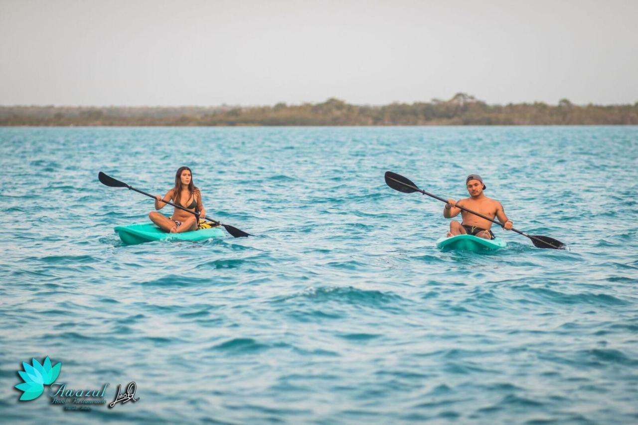 Hotel Awazul Bacalar Ngoại thất bức ảnh